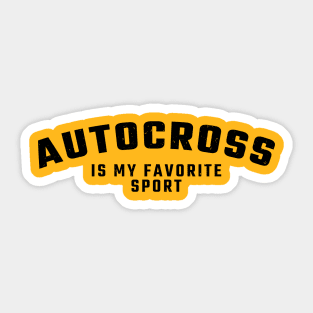 autocross Sticker